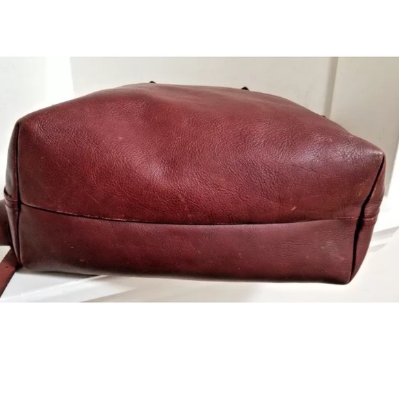 Madewell Zip Top Transport Satchel in Cabernet - Picture 6 of 13